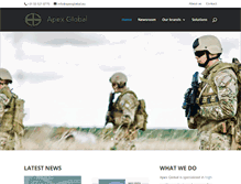 Tablet Screenshot of apexglobal.eu